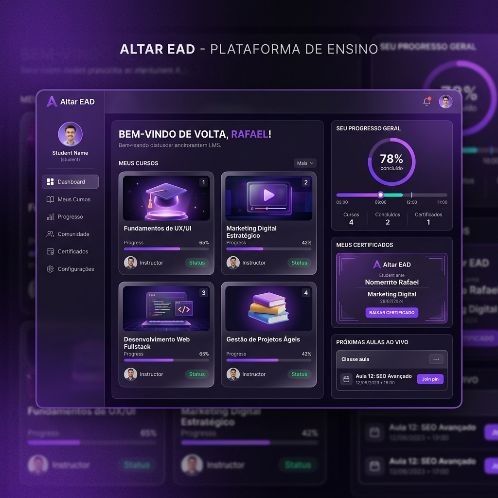 Altar EAD - Plataforma de Ensino Online
